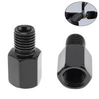 2PCS Mirror Adapter M8 M10 8mm 10mm Universal Black Motorcycle Motorbike Rearview Mirror Adapter Bolt Steel Metal for Motorcycle