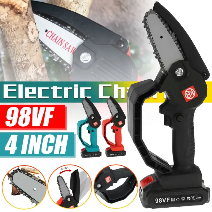 98VF 1180W Electric Saw Cordless Chainsaw OneHand Saw Chain Saw Wood