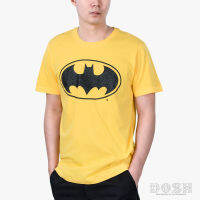 DOSH MENS T-SHIRTS BATMAN เสื้อยืดคอกลม แขนสั้น ผู้ชาย WRBMT5043-YE