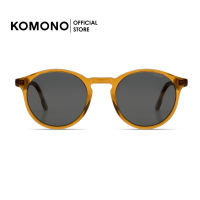 KOMONO Archie Grand Sand แว่นกันแดด ทรงคลาสสิก หยดน้ำ สีเหลือง Polarized lens