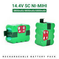 14.4V SC Ni-MH แบตเตอรี่แบบชาร์จไฟได้6800MAh เครื่องดูดฝุ่นหุ่นยนต์กวาดสำหรับ XR210 XR510 XR210A XR210B KV8