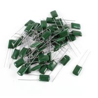 50pcs 100V Polyester film capacitor 330PF 680PF 1nF 10nF 100nF 2A471 2A102 2A182 2A222 2A272 2A332 2A472 2A103 2A474 2A104