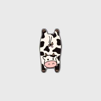 Modern Nordic Style Carpet Lovely Irregular Girls Bedroom Bedside Mat Cartoon Black And White Cow Childrens Room Anti-slip Mat