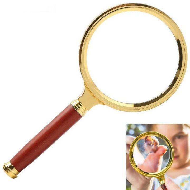 Bokali 1pcs New 60mm Clear Handheld 15x Magnifier Magnifying Glass Loupe Reading Jewelry Aid 1836