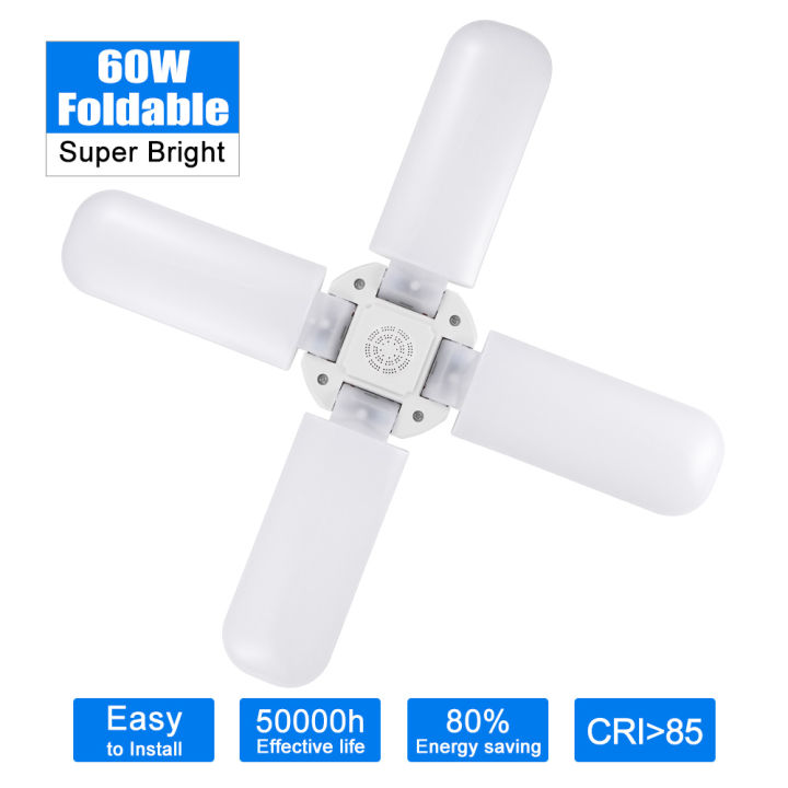 new-gaqiugua6-หลอดไฟ-led-led-ใบพัดพัดลมไฟสนาม-led-แบบพับได้ปรับได้โคมไฟติดเพดานสีขาวโทนอุ่นเย็น-ac85-265v-e27
