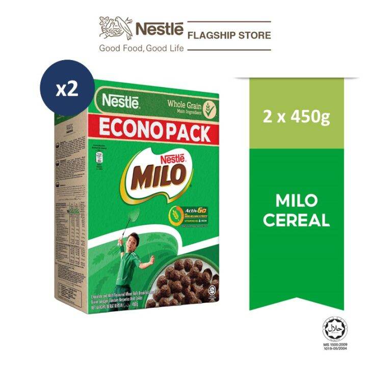 NESTLE MILO Breakfast Cereal Econopack Box 450g Bundle of 2 Lazada