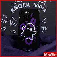 Mowin - เข้ากันได้สำหรับ เคสไอโฟน เคสไอโฟน11 เคสโทรศัพท์ 14 pro max สำหรับ iPhone เคส เคสนุ่ม เงาสีดำ น่ารักกันกระแทกกล้องป้องก