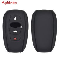 lujie Apktnka Silicone Car Key Case For Subaru BRZ Forester STi WRX XV Crosstrek Legacy Outback 2015-2018 Cover Keyless Remote Fob