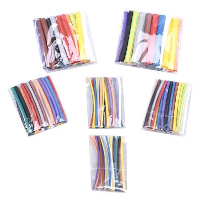 144pcs 12 Colors Assorted Heat Shrinkable Tubes Polyolefin Shrinking Wire Cable Insulated Sleeving Heat Shrink Tubing Set Cable Management