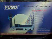 ชุดไมค์ลอยคู่ YUGO YG-2268 รุ่นTOP Professional Wireless ให้เสียงแน่นใสคมชัด ปรับความถี่ตอบสนองได้ไกลสัญญาณสเถียร์