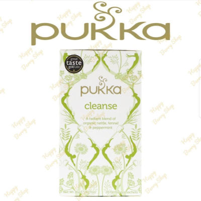 ชา PUKKA Organic Herbal Tea 🍃⭐Cleanse⭐🍵 ชาสมุนไพรออแกนิค ชาเพื่อสุขภาพจากประเทศอังกฤษ 1 กล่องมี 20 ซอง