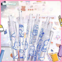 I Stationery (6 แท่ง) ปากกาครีมหมีกดเจล 0.5มม. หมึกดำ น่ารักและคุ้มสุดๆ