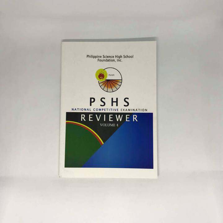 Philippine Science High School NCE Reviewer Volume 4 Lazada PH