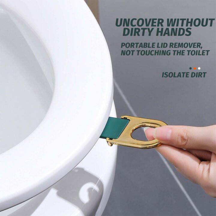 Toilet Seat Lifters Handle Holder Sanitary Home Uncovering Lid