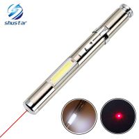 Multifunctional LED Flashlight infrared light COB work light Powered by AA batteries Suitable for teachers  camping etc.