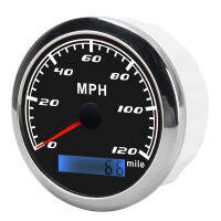 GPS Speedometer, GPS Odometer Pointer for Auto for Boat black