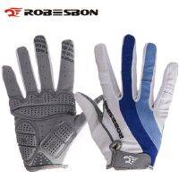 Robesbon Men Warm MTB Bicicletas Guantes Full Finger Bike Outdoors Sports Luvas Winter Autumn Bicycle Cycling s