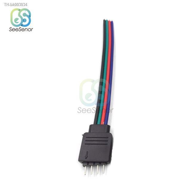 10cm-4pin-5pin-led-rgb-strip-light-connector-male-female-plug-socket-connecting-cable-wire-for-5050-rgb-rgbw-led-strip-light