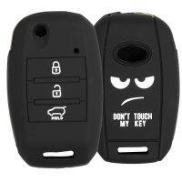 shangdjh 3 Buttons For Kia Rio Optima Sportage Sorento Soul Ceed Silicone Remote Fob Shell Key Case Cover Key Case Protector