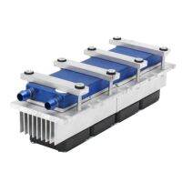 1 PCS Peltier Refrigeration Cooler Blue &amp; Silver DC 12V 30A Semiconductor DIY Air Conditioner Cooling System Kit