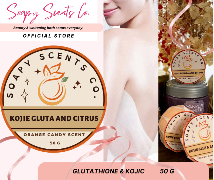 SOAPY SCENTS Kojie Gluta and Citrus Whitening Bath Saop Lazada PH