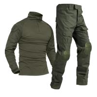 ร้อน, ร้อน★Work Clothing Uniform Tactical Shirts Cargo Knee Pads Pants Suits