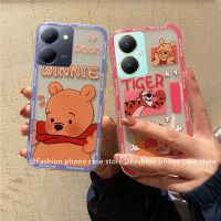 เคสโทรศัพท์ VIVO Y27 Y78 5G 4G 2023 เคส Phone Case ยอดนิยมเคสลายการ์ตูนหมีสีชมพูเคสซิลิโคนนิ่ม