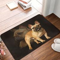 French Bulldog Home Entrance Doormat Decoration Soft Bedroom Non-slip Floor Mat Kitchen Corridor Rugs Living Room Carpet Tapis