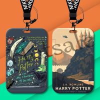 【hot sale】 ♞✑▪ B11 Anime Cartoon Harry Potter Student School ID Card Long Lanyard Neck Card Name Card Holder