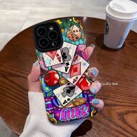 เคสโทรศัพท์โป๊กเกอร์หนังคุณภาพสูงสำหรับ iPhone 14 13 Pro Max เคสโทรศัพท์12 11 Pro Max เคสโทรศัพท์สุดเท่ห์เคสโทรศัพท์ X XR 6S 8 7 Plus เคสโทรศัพท์น่ารัก