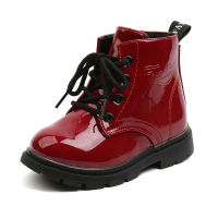 COZULMA New Autumn Winter Children Leather Boots Girls Boys Shoes Kids Martin Boots 1-6 Years Baby Ankle Boots Sports Sneakers