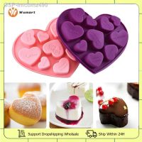 เบเกอรี่ Diy Molde Em FORA Coração ซิลิโคน Cozimento Do ฟองดองแบบ DIY Pudim Doces Antiaderente Moldes Cuobos Gelo Acessórios De Cozinha