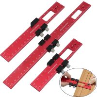 Woodworking Tools Ruler Scriber Positioning Scribing Gauge Ruler Measuring Tool With Metric And Imperial Scales For Carpenter