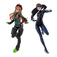 Persona 5 17Cm Sakura Futaba Niijima Makoto ตุ๊กตาคอลเลกชันโมเดลของเล่นตุ๊กตาขยับแขนขาได้ PVC ของแท้