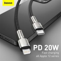 Baseus USB C สายสำหรับ iPhone 13 14 Pro Max PD 20W สายชาร์จแบบเร็วสายสำหรับ iPhone 12 11 USB Type C สายเคเบิลสำหรับ Macbook Pro