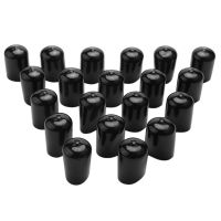 Rubber End Caps ID PVC Round Tube Bolt Cap Cover Screw Thread Protectors