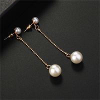 Feng Qi shopFeng Qi shopearing for women  Mutiara Loket Anting-Anting Panjang Eardrop Drop Jumbai Trinket Stud Fesyen Korea