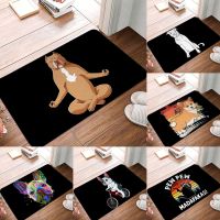 Custom Printable Bedroom Entrance Mat Balcony Rug Door Mat Pet Animal Rug Funny Cartoon Dog Portrait Door Mat