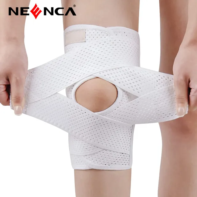 NEENCA Hinged Knee Brace, Adjustable Compression Knee Support Brace for Men & Women, Open Patella Knee Wrap for Knee Pain, Swollen,Meniscus Tear,ACL,PCL,MCL,Joint Pain Relief, Injury Recovery.