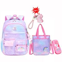 Children Bookbag School Backpacks for Girls Cute Book Bag Set Girl Kid Students Elementary Middle School Kids School Bags