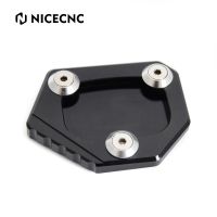 ☾► แผ่นรองด้านขาตั้งยืน CNC สำหรับรถจักรยานยนต์สำหรับฮอนด้า CB500F CB500X NC700X NC700S NC700D Integra 2013 2014 2015