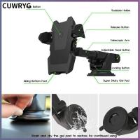 CUWRYG 360 ° ค่ะ ปรับได้ปรับได้ กล้องส่องทางไกลส่องทางไกล ขาตั้งจีพีเอส ที่วางโทรศัพท์ในรถยนต์ ตัวยึดโทรศัพท์มือถือ ที่ยึดแบบดูดที่กระจกหน้ารถ