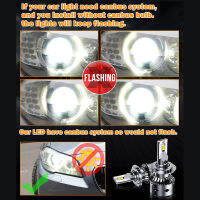 H7 Led Canbus No Error H8 H11 HB3 9005 HB4 9006 Led Headlight Mini 20000LM Car Light Bulb Automobiles Auto Lamp 12V 2Pcs HLXG