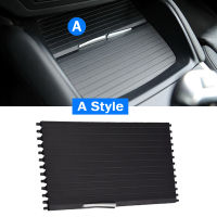 Interior Car Drink Water Cup Holder Cover Trim Zipper Rolling Curtain For BMW X5 X6 E70 E71 E72 Water Cup Holder Panel Cover