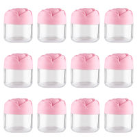 20g Rose Jar Lip Jars Empty Shaped Balm Sample Pot Cream Cosmetic Plastic