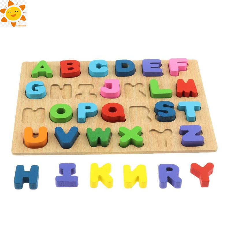Kids Cartoon Wooden Puzzle Numbers Blocks Educational Toys for Boys Girls 