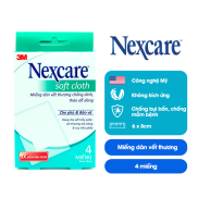 Băng dán bảo vệ vết thương vải mềm Nexcare 3M 6X8cm hộp 4 miếng - Siêu dính