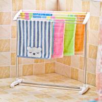 ราวตากผ้า ราวตากผ้าขนหนู Drying Cloth Shelf Clothes Hanging Rack Towel Hanger Shoe Storage Organizer