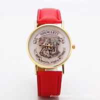 【Hot seller】 Explosive foreign trade mens casual fashion gold watch belt magic academy quartz