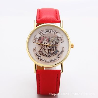 【July hot】 Explosive foreign trade mens casual fashion gold watch belt magic academy quartz
